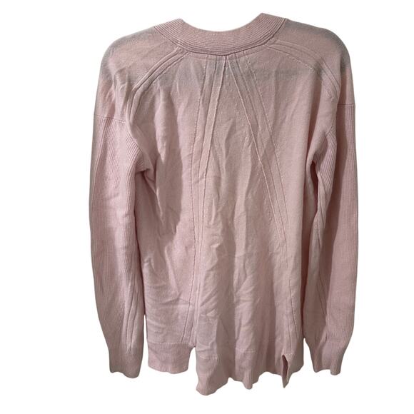 Rag & Bone Ace Women's V-Neck 100% Cashmere Sweater Pink Blush, size S - Picture 10 of 10